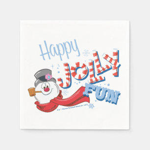 Frosty Snögubbe™ Lycklig Jolly Roligt Pappersservett