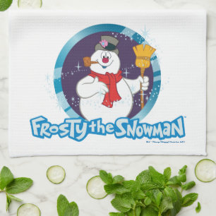 Frosty Snögubbe™ Magic Frosty Porträtt Kökshandduk