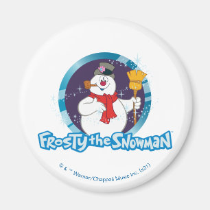 Frosty Snögubbe™ Magic Frosty Porträtt Magnet