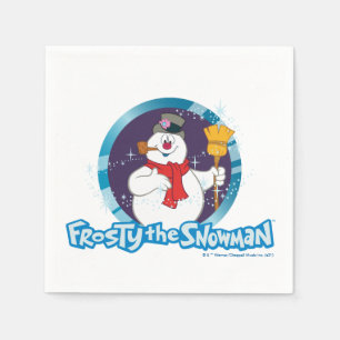 Frosty Snögubbe™ Magic Frosty Porträtt Pappersservett