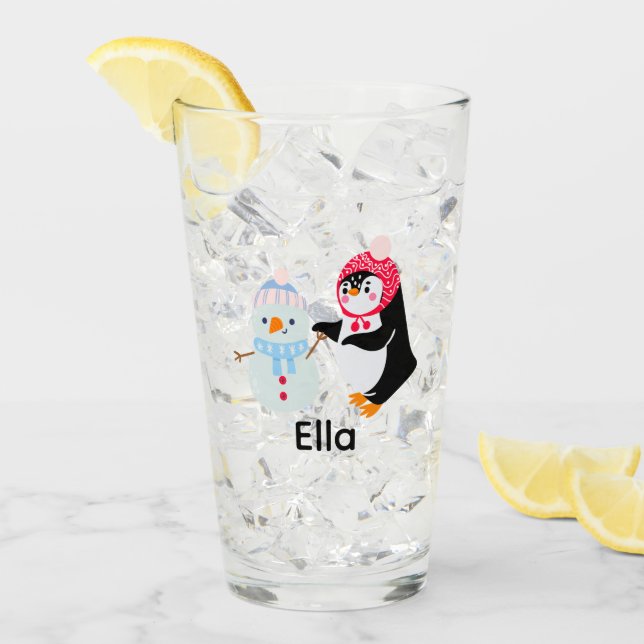 Frosty Snögubbe och Penguin Glaskopp (Framsida Ice)