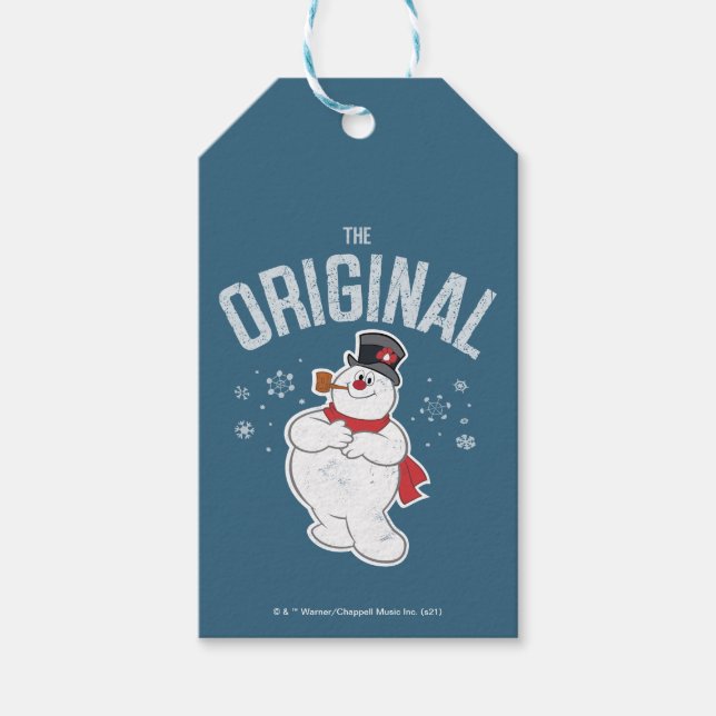 Frosty Snögubbe™ | Original Presentetikett (Framsidan)