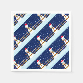 Frosty Snögubbe Pappersservett