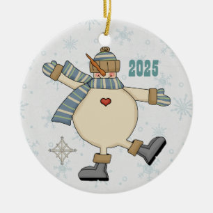 Frosty Snögubbe spelar i Snö Keepsakes Ornament