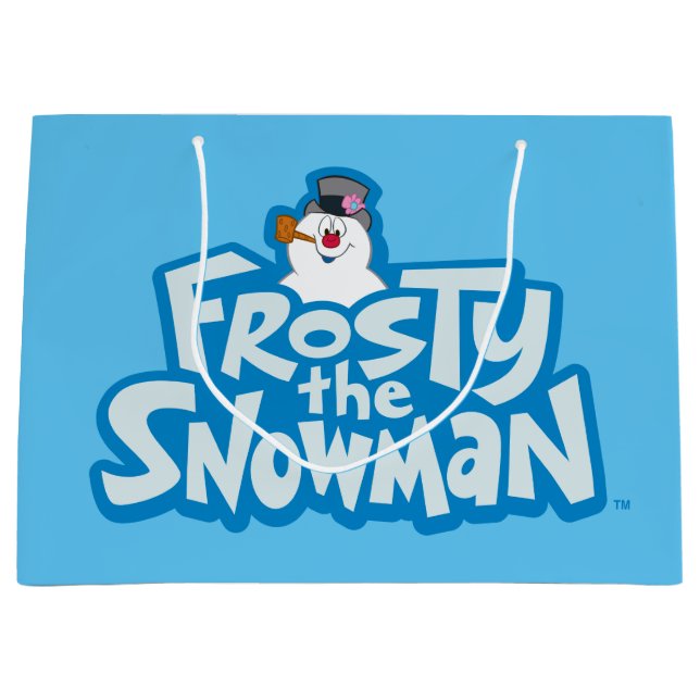 Frosty Snögubbe™ | Staplad Logotyp, frostiskt (Framsidan)