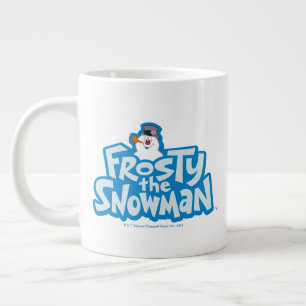 Frosty Snögubbe™   Staplad Logotyp, frostiskt Jumbo Mugg