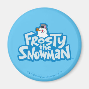 Frosty Snögubbe™ Staplad Logotyp, frostiskt Magnet