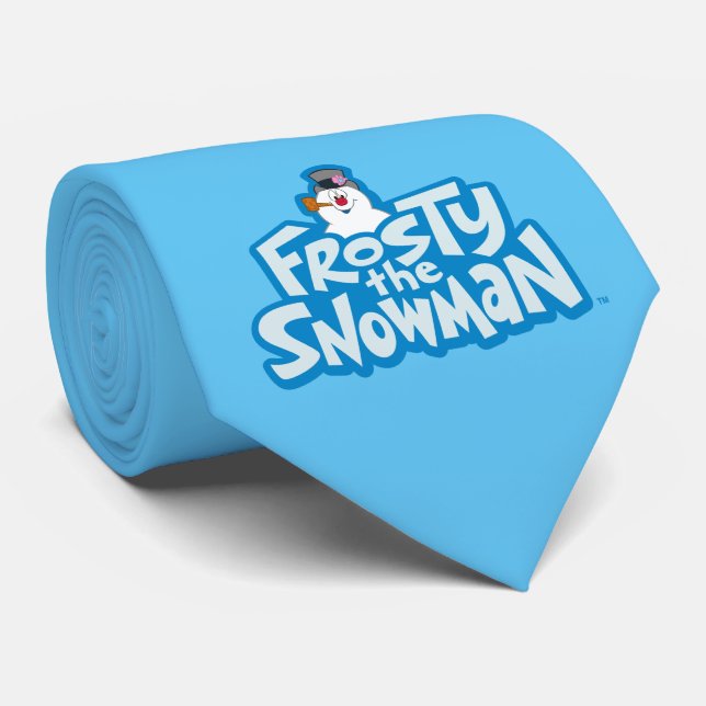 Frosty Snögubbe™ | Staplad Logotyp, frostiskt Slips (Rullad)