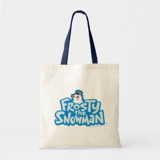 Frosty Snögubbe™ | Staplad Logotyp, frostiskt Tygkasse