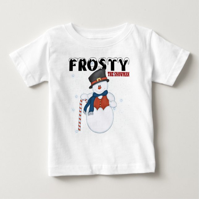 Frosty Snögubbe T Shirt (Framsida)