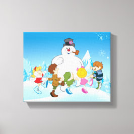 Frosty Snögubbe™ Winter Canvastryck