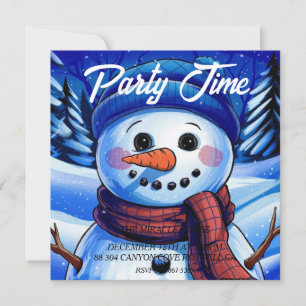 Frosty Snömannen Inbjudan