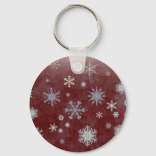 Frosty Snowflake Nyckelring