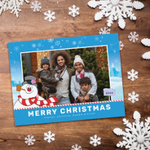 Frosty the Snögubbe | God jul Family Photo