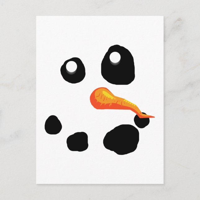 Frosty the Snögubbe Smiling Vykort (Framsida)