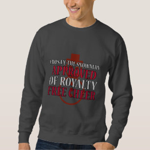 Frosty the Snögubbe som godkänts av Royalty free c Lång Ärmad Tröja