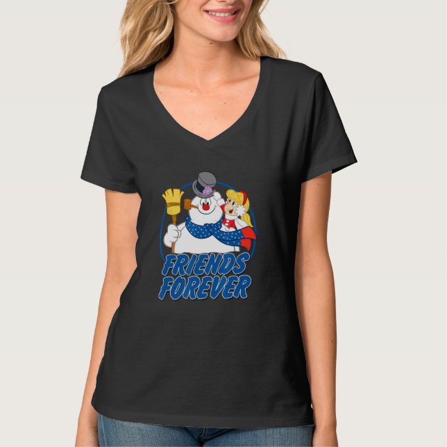 Frosty the Snögubbe Vänends Forever T Shirt (Framsida)