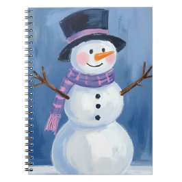 Frosty the Snowman | Christmas Watercolor Anteckningsbok