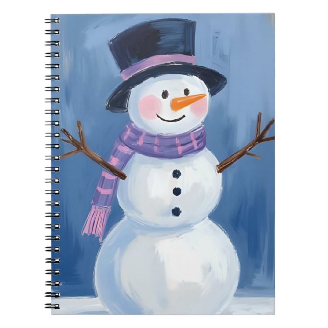 Frosty the Snowman Christmas Winter Anteckningsbok (Framsidan)