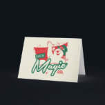 Frosty the Snowman - Det måste vara magi Helgkort<br><div class="desc">Frosty the Snowman | Kolla in denna festliga grafik med Frosty och frasen "Det måste vara magi"!</div>