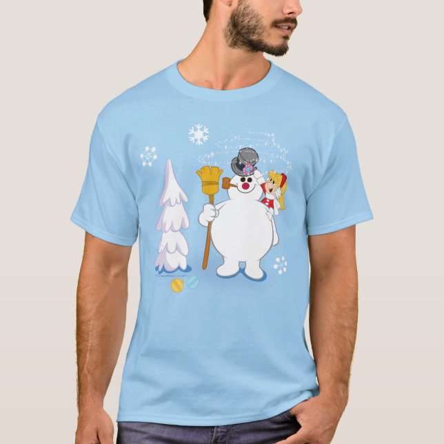 Frosty the Snowman™ | Frosty & Karen Winter Fun T Shirt (Framsida)