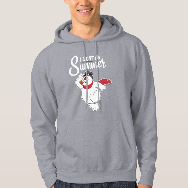 Frosty the Snowman™ | I Don't Do Summer Hoodie (Framsida)