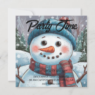 Frosty the Snowman-inbjudan Inbjudningar