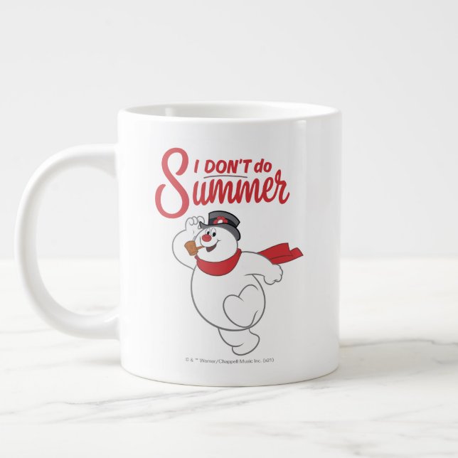 Frosty the Snowman™ | Jag klarar inte sommar Jumbo Mugg (Vänster)
