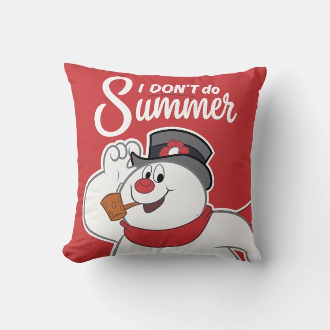 Frosty the Snowman™ | Jag klarar inte sommar Kudde (Framsida)