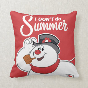 Frosty the Snowman™ Jag klarar inte sommar Kudde