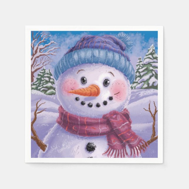 Frosty the Snowman Pappersservetter (Framsidan)