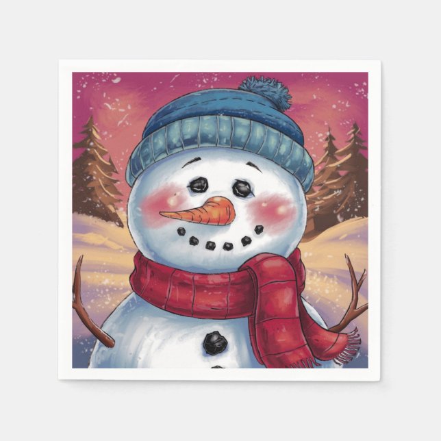 Frosty the Snowman Pappersservetter (Framsidan)