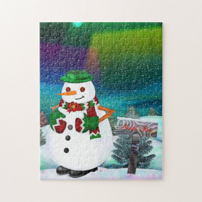 Frosty Town JIGSAW GIFT Pussel (Vertikal)