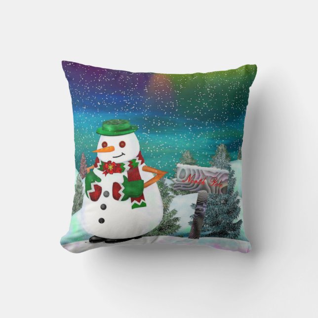Frosty Town jul LIVING DECOR Kudde (Framsida)