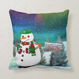 Frosty Town jul LIVING DECOR Kudde