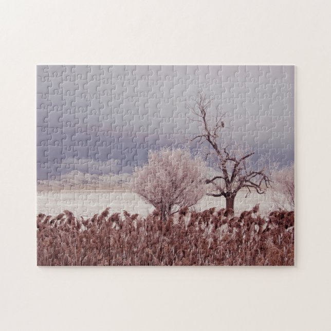 Frosty Utah Mountain Morgon - 11 x 14 - 252 pc Pussel (Horisontell)