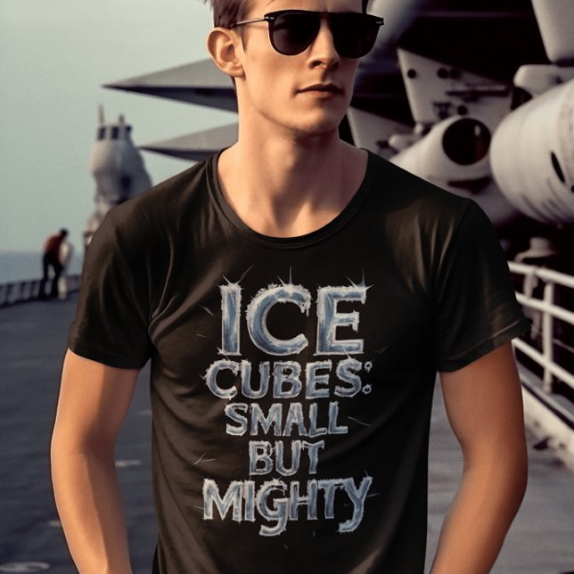 Frosty Warriors: Ice Cubes Small but Mighty T Shirt (Skapare uppladdad)