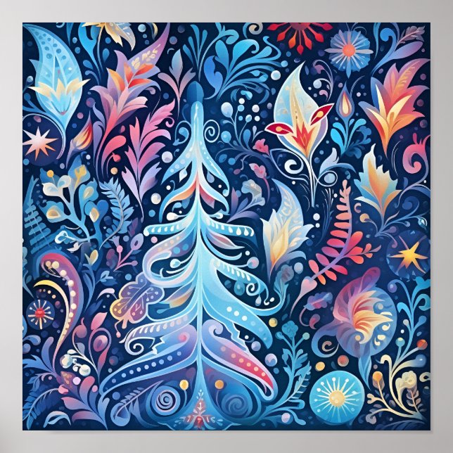 Frosty Whimsious fantasy God mönster Poster (Framsidan)