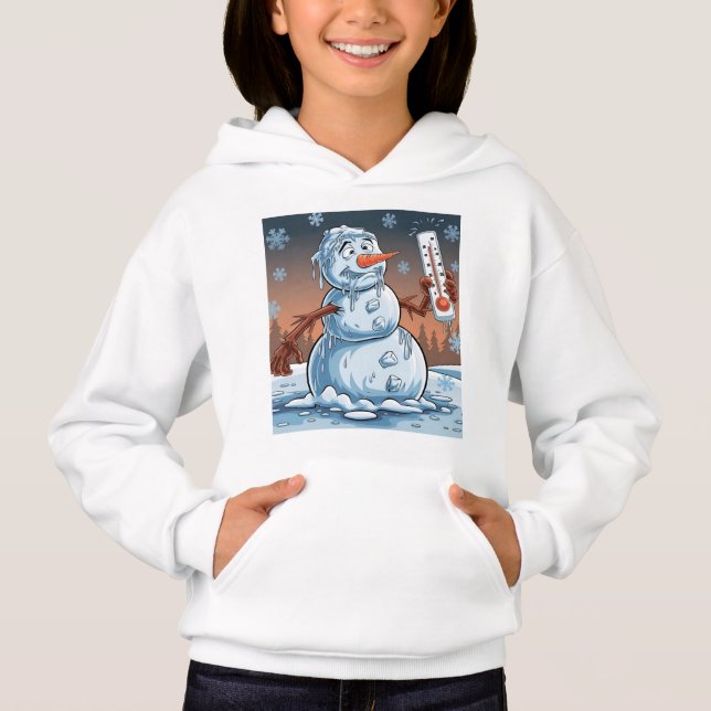 Frosty's Meltdown: A Comedic Winter Tale T Shirt (Framsida)