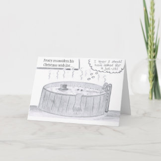 Frostys önskelista helgkort