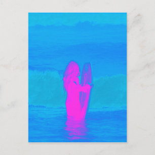 Frothing Neon Vykort