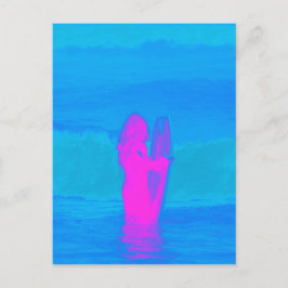 Frothing Neon Vykort