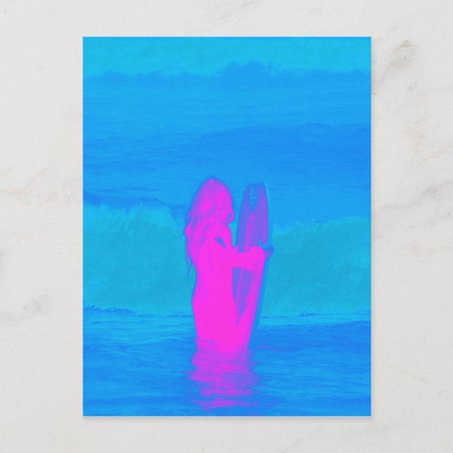 Frothing Neon Vykort (Framsida)