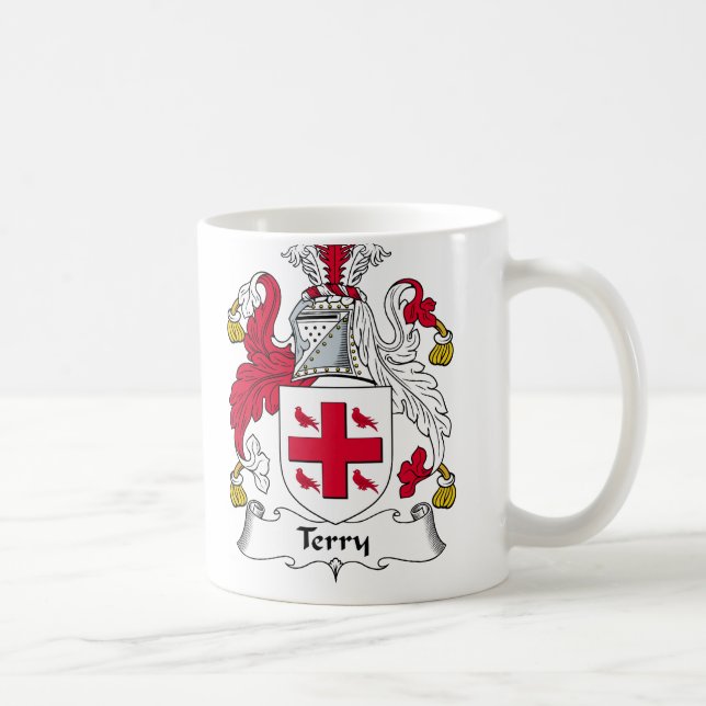 Frottéfamiljvapensköld Kaffemugg (Höger)