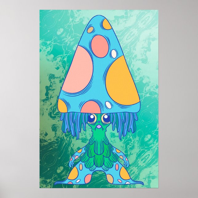 Frowning Mushroom Poster (Framsidan)
