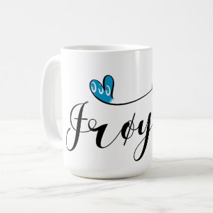 Frøya Flagga Heart, Trøndelag, Norge Kaffemugg