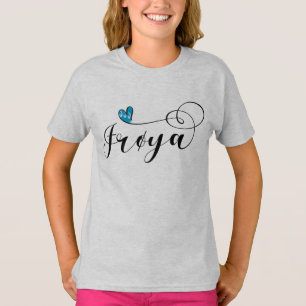 Frøya Flagga Heart, Trøndelag, Norge T Shirt