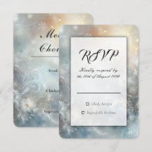 Frozen Petals in a Golden Winter Mist Wedding