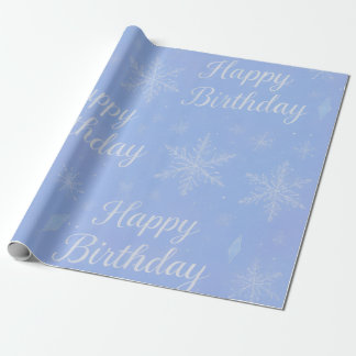 frozen theme birthday wrap presentpapper