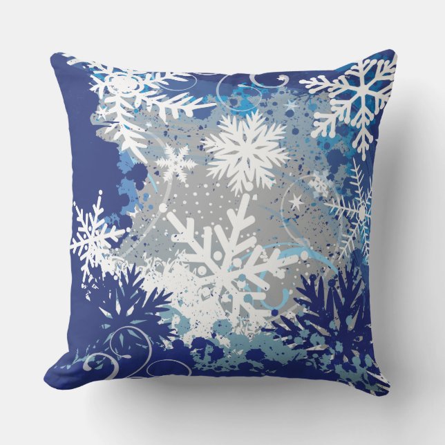 FROZEN WINTER DREAM Snowflake Dekorativ kudde (Framsida)